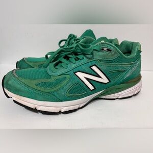 New Balance 990v4 St. Patrick’s Day Shamrock Irish Sneakers Green Running Mens 9